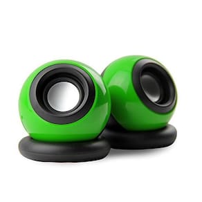 Mini Caixa De Som Usb Para Pc E Notebook Knup - Kp-601 Verde