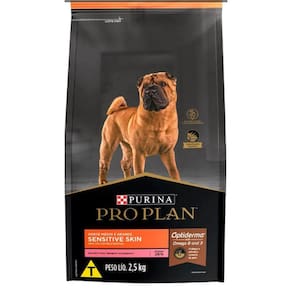 Pro Plan Cães Sensitive Skin Med Gde 2,5Kg