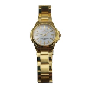 Relógio De Pulso Feminino dourado Aço Inox a Prova D`água pequeno