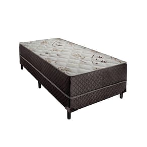 Cama Box Solteiro Colchão Aylla Espuma D33 Acolchões + Box Poliéster 60x88x188