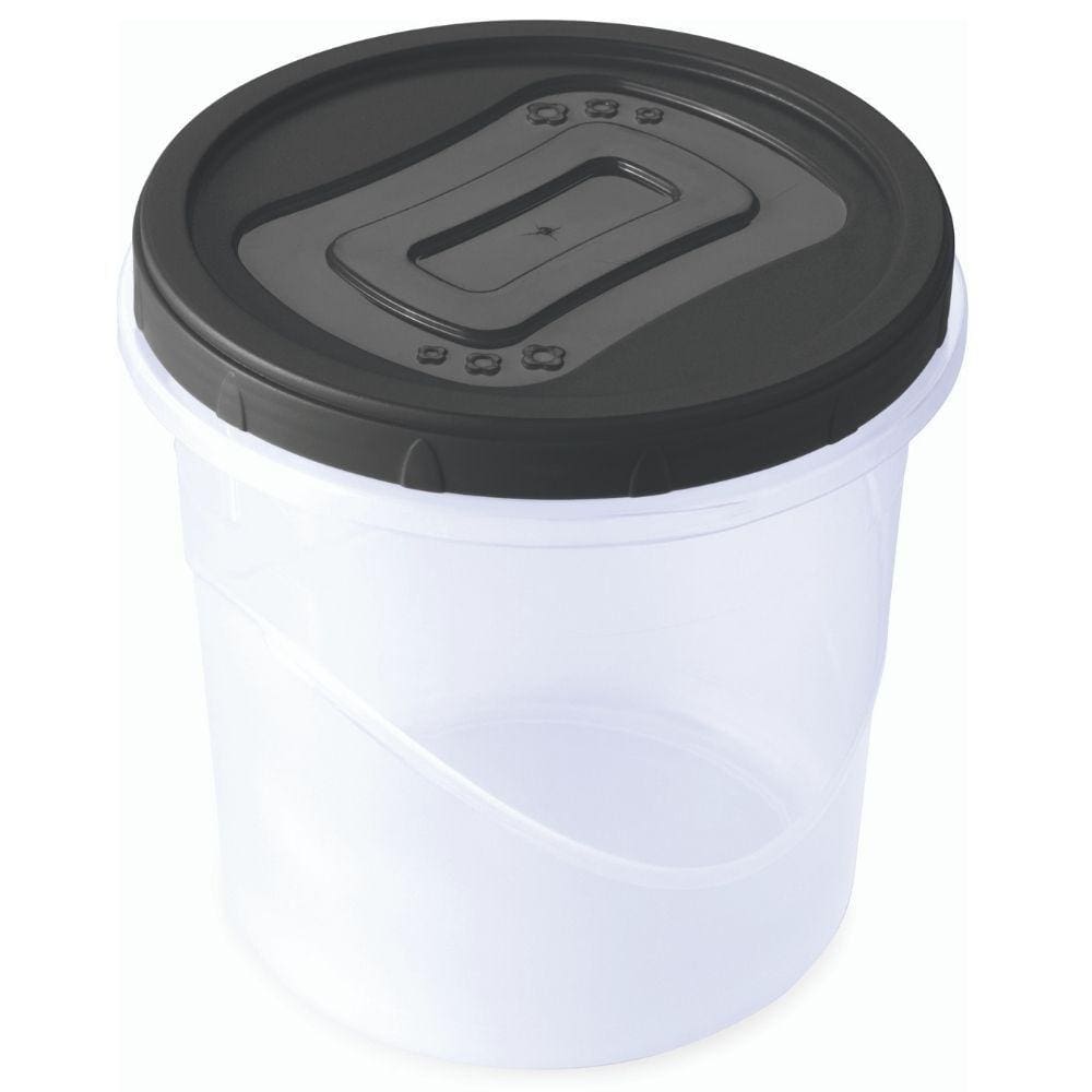 Pote de plástico Clic rosca 1,8 litros Plasutil ref.13889