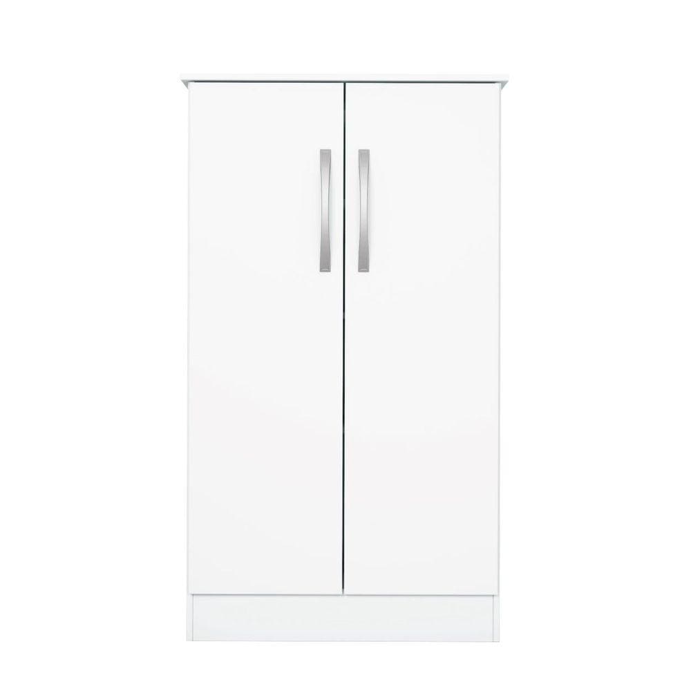 Sapateira 2 Portas 3 Prateleiras Alaska Branco New