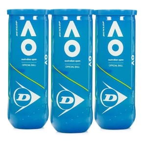 Bola De Tênis Dunlop Australian Open Pack Com 03 Tubos