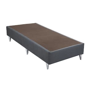 Base Sommier Camurça Solteiro 88x188x23cm Ortobom Cinza