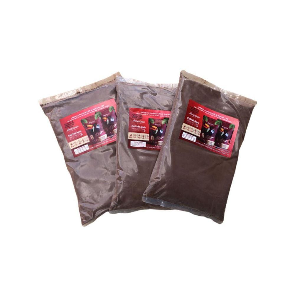 Café De Acaí 500 Gramas Kit 3 Unidades