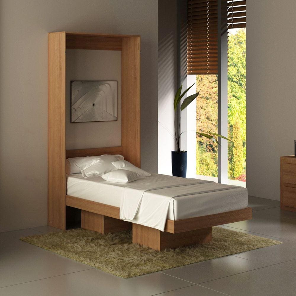 Cama Articulada Solteiro 97,2x193cm CM8015 Tecnomobili Amendoa