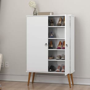 Sapateira 2 Portas Spazio Patrimar Móveis Branco