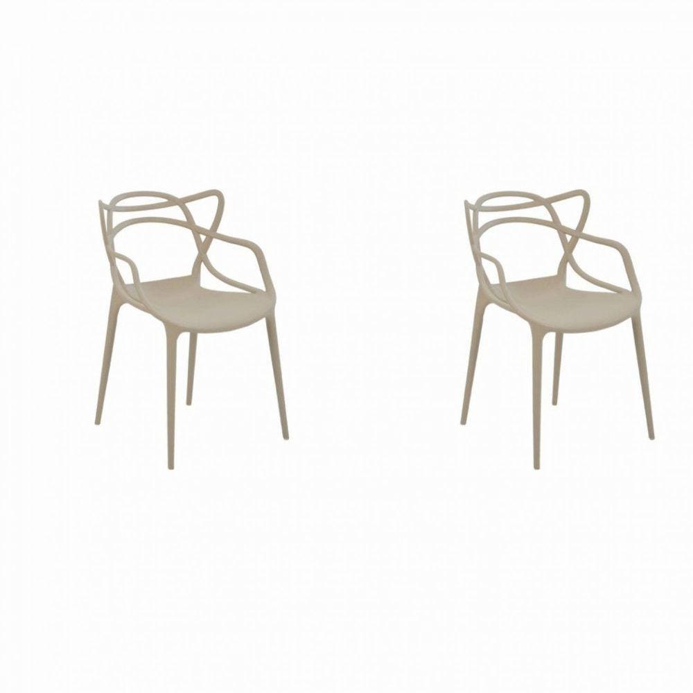 Conjunto 2 Cadeiras Allegra Rivatti Nude