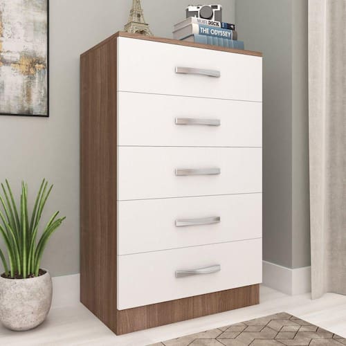 Cômoda 5 Gavetas Yescasa Teka/Branco é boa?