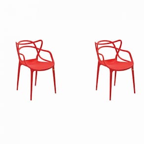 Conjunto 2 Cadeiras Allegra Rivatti Vermelho