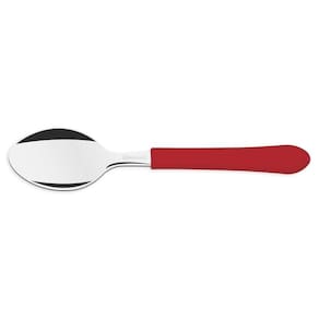 Kit 6 Colher Para Sobremesa Leme Lamina De Aco Inox E Cabo De Polipropileno Tramontina