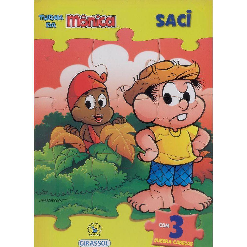 Turma da Mônica Livro Quebra-Cabeça - João e Maria