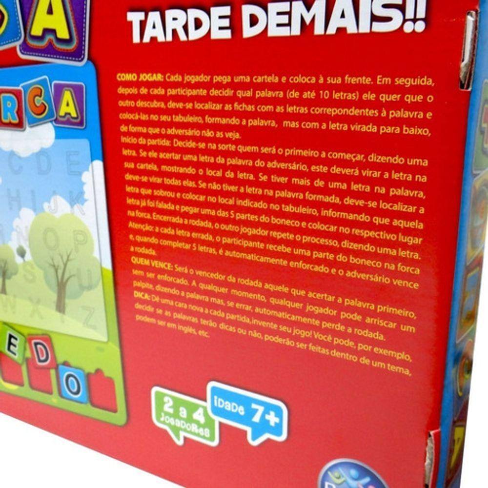 Jogo Forca Pais & Filhos Educativo Logica Raciocino Infantil