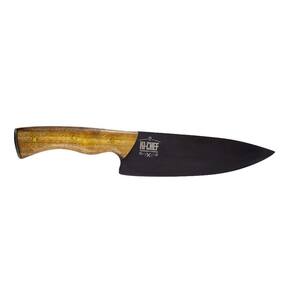 Faca do Chef Lâmina 8" Aço Carbono 1070 Fosfatizada
