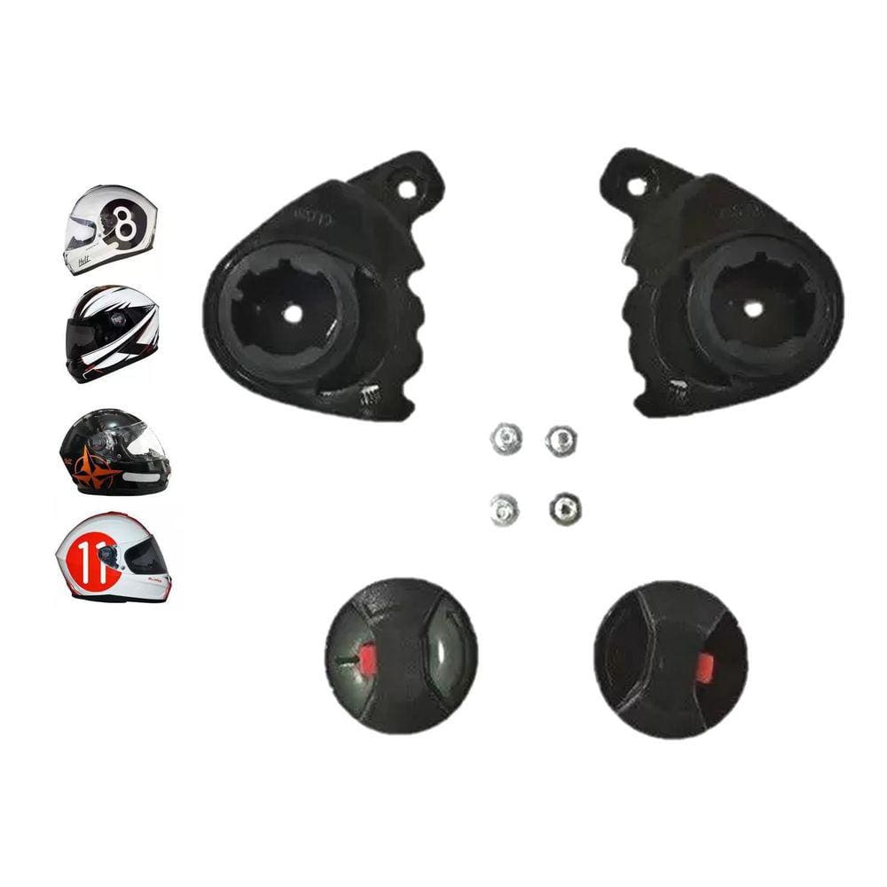 Fixador Do Capacete Helt Advance Reparo Viseira Botao Helt