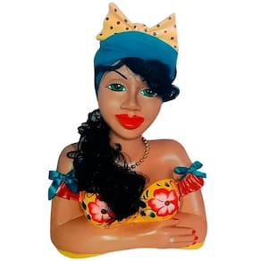 Boneca Namoradeira Grande Cabelo Escuro Com Laço Tiffany