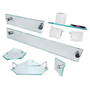 Kit Para Banheiro Premium Max Diamante Incolor (6 Peças)