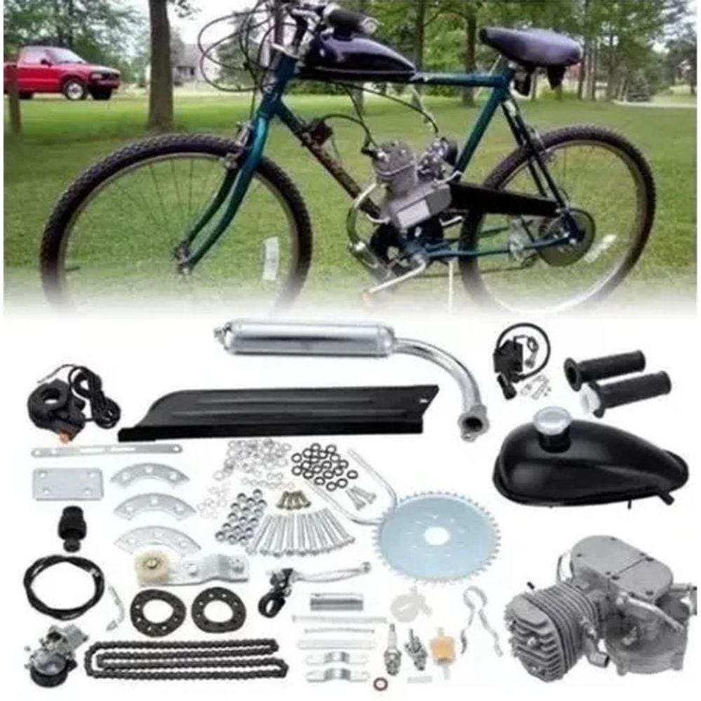 Kit Completo Motor Para Bicicleta Motorizada 80Cc