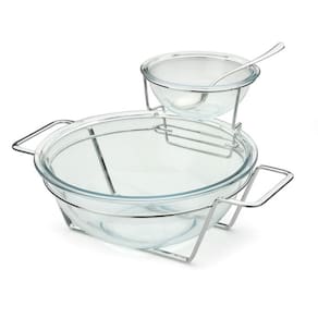 Serviço para salada linha Andrea 5 peças Forma Inox