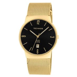 Relógio Technos Masculino Slim Dourado Gm12Aa/1P
