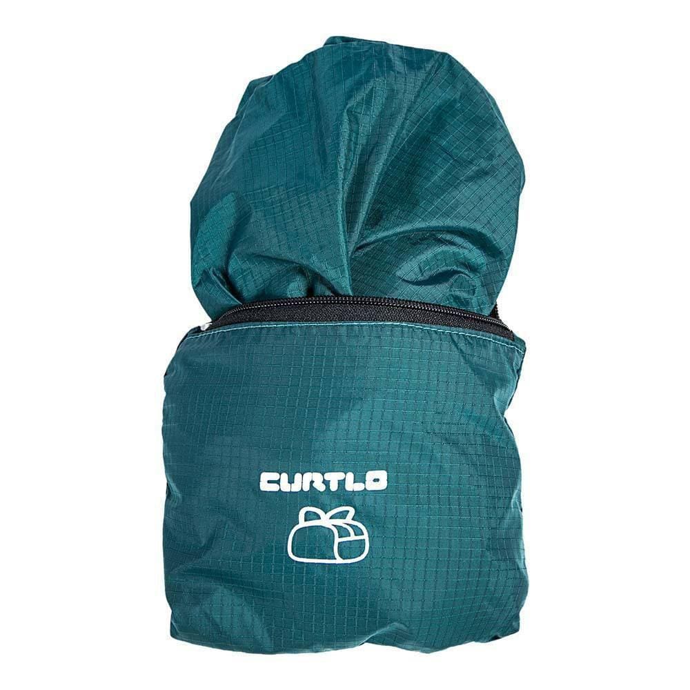 Bolsa Compacta Mala Curtlo Truck Dobrável 35L Verde Petróleo