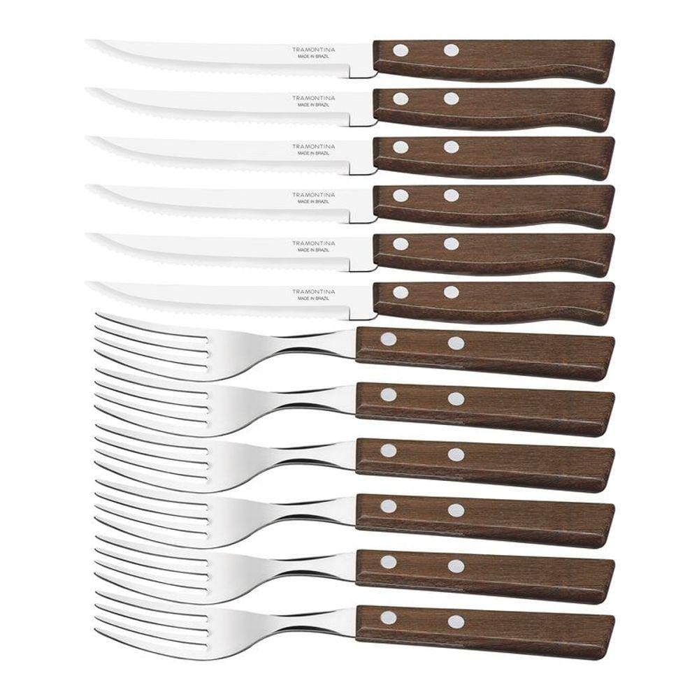 Jogo para churrasco 12 peças Tramontina