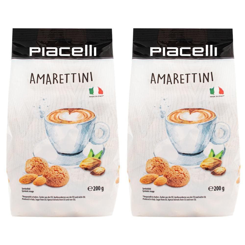 Kit Biscoito Italiano De Amendoa 2 Pacotes 200G - Piacelli