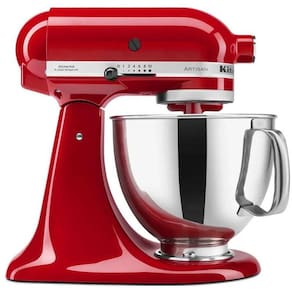 Batedeira Kitchenaid 4,8L Stand Mixer Artisan Vermelha 127V