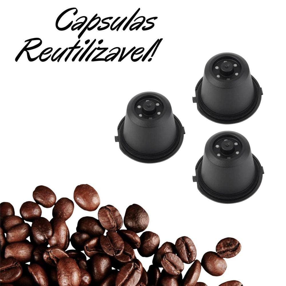 Kit 3 Capsulas De Cafe Reutilizavel Com Nespresso