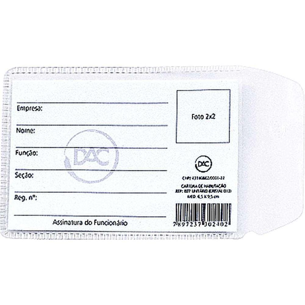 Porta Documento Para Rg Com Aba 7X10,5Cm.