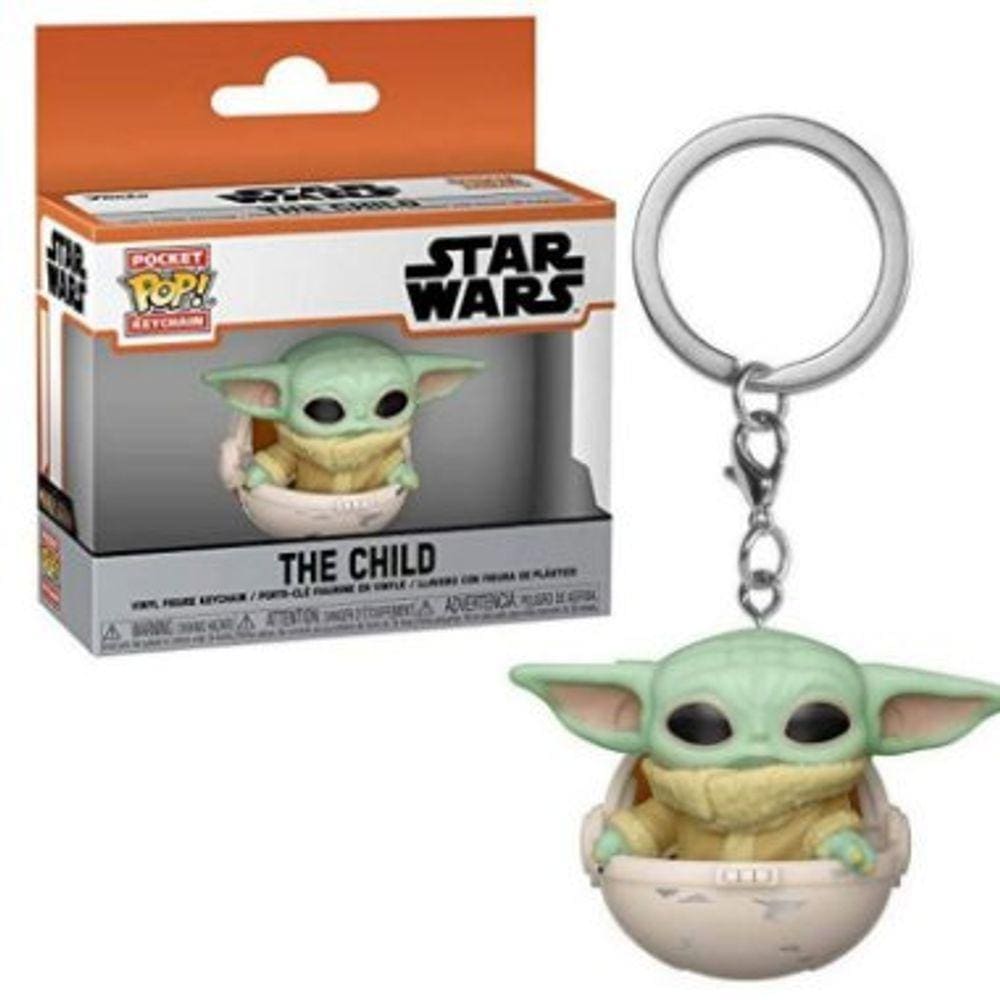 Chaveiro Pocket Pop Star Wars The Child Baby Yoda Capsula