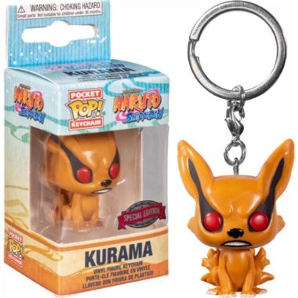 Chaveiro Pocket Pop Naruto Shippuden Kurama
