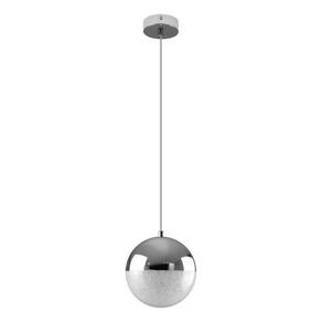 Pendente Poppy Cromado Globo 12cm P/ 1X G9 ZR138 Starlux ST2604
