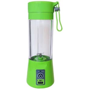 Mini Liquidificador Portátil Elétrico Recarregável USB Verde