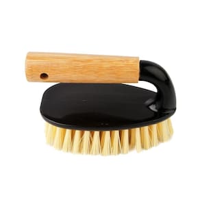 Escova com Alça Bambu Natural e Preto - A/CASA