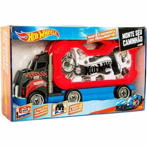 Kit de Ferramentas Infantil - Hot Wheels - Monte seu Caminhão - Fun Divirta-Se