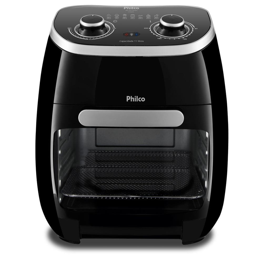 imagem-Fritadeira Elétrica Philco Air Fry Oven Sem Óleo PFR2000P 11L – Preto/Inox - 220V