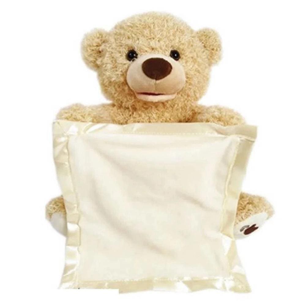 Pelúcia Ursinho Interativo Pekkaboo Multikids Baby Br1441