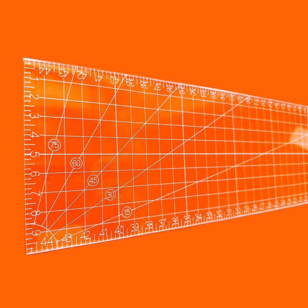 Régua Patchwork 10x45cm - Cristal