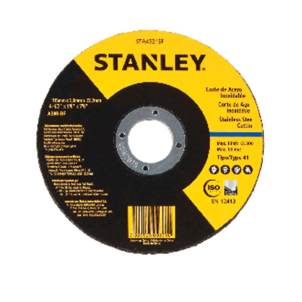 Disco Abrasivo Corte Inox 4.1/2X1/8X7/8 Sta4521sf