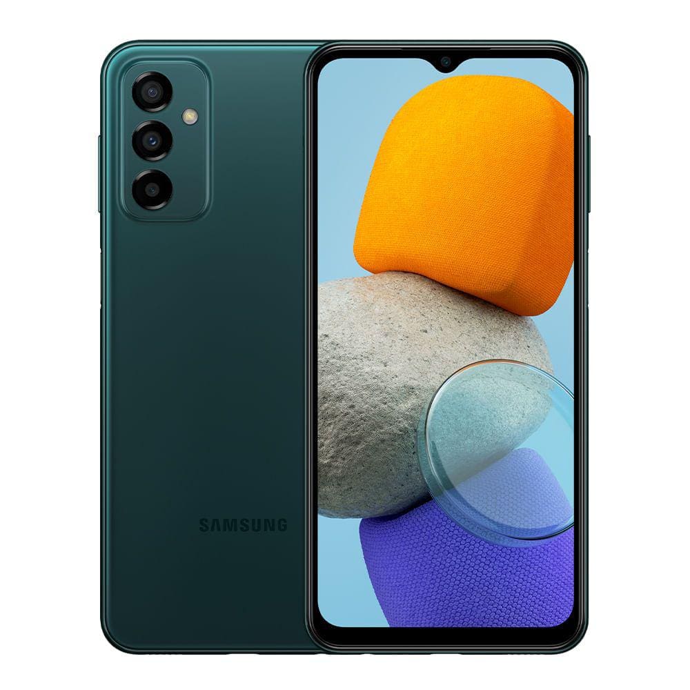 Smartphone Samsung Galaxy M23 5G, 128GB, 6GB RAM, Dual Chip, Tela Infinita de 6.6" Verde