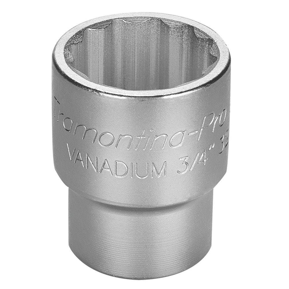 Soquete Estriado em Aço Cromo Vanádio 33 mm - Encaixe 3/4" Tramontina