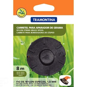 Carretel 1 Fio de Nylon 1,8 mm Tramontina para Aparador de Grama com 8 m de Comprimento Tramontina