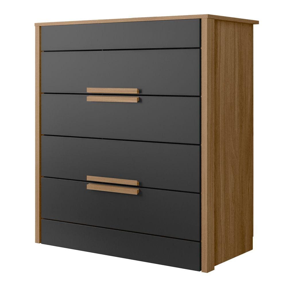 Cômoda Dhara Freijó Cinza Moval