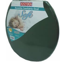 Assento Sanitário Oval Plástico Verde 5 Astra