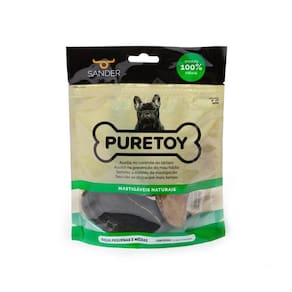 Casco Bovino com 03 peças Mordedor para cães Puretoy