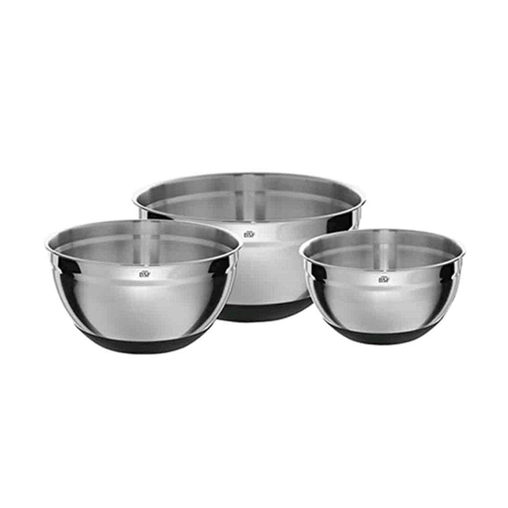 Jogo 3 Bowl`S `Inox Silicone