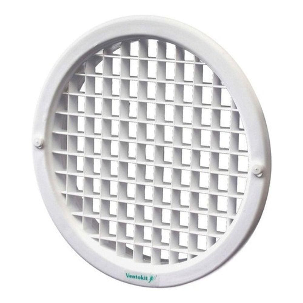 Grade Grelha Ventilação Redonda 200mm C/ Tela Westaflex