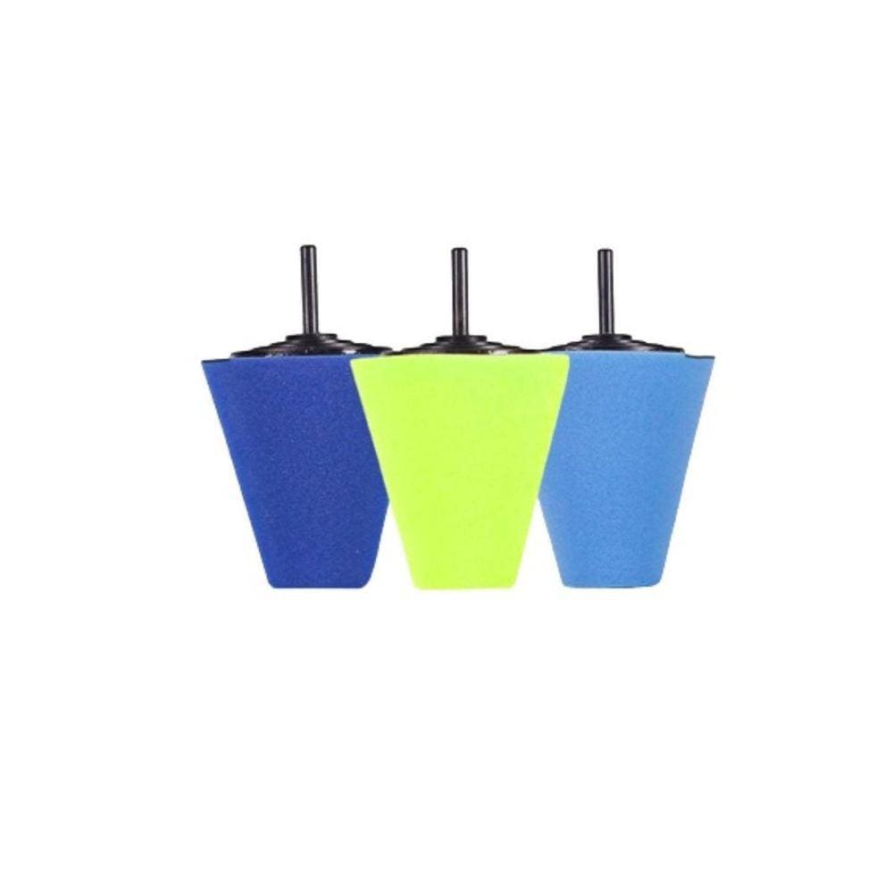 Kit Boinas Corte, Refino E Lustro Em Cone 6Mmx28Mm Vonixx