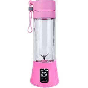 Mini Liquidificador Portátil Elétrico Recarregável USB Rosa